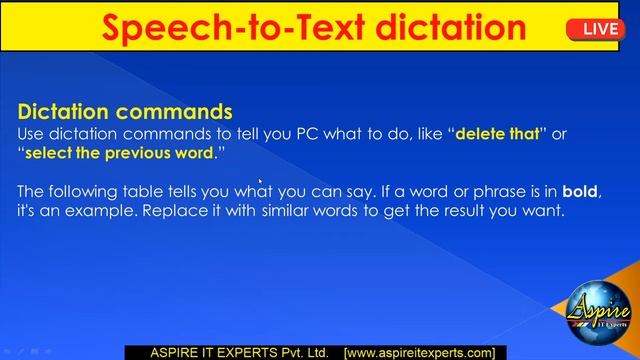 Speech-to-Text dictation смотреть онлайн
