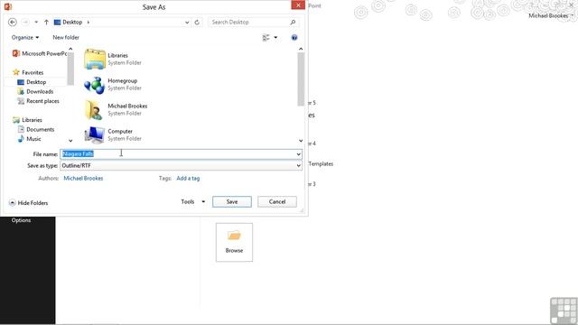Microsoft Powerpoint 2013 Tutorial | Exporting Outlines To Word смотреть онлайн