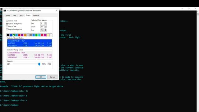 How To Change The Color Of CMD | CMD Window Ka Color Kaise Change kare #technology #tech #techno смотреть онлайн