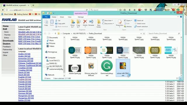 How To Extract ZIP, TAR, TAR.GZ...By Win Rar in Windows | Download WIN RAR Software Free смотреть онлайн