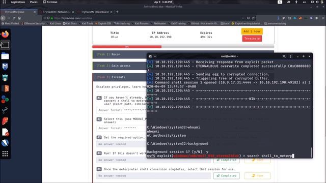 حل تحدي اختراق ونيدوز 7 | Blue - tryhackme смотреть онлайн