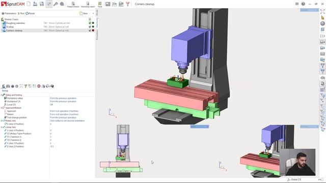 03. SprutCAM 12: Graphic window handling смотреть онлайн