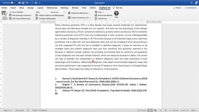 EndNote X9 (MAC. version) การ Insert citation смотреть онлайн