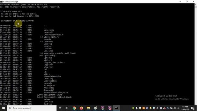 Windows Command Prompt Tutorial 1 dir command смотреть онлайн