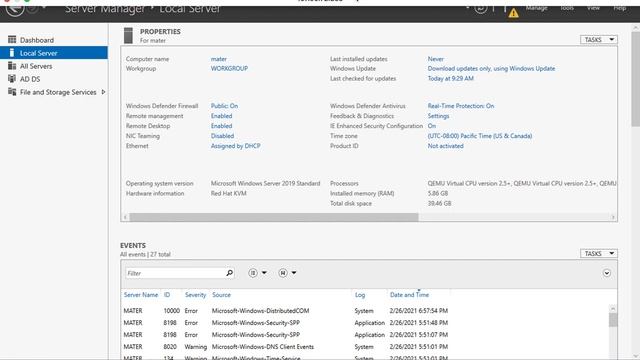 Installation de AD DS en Mode Core смотреть онлайн