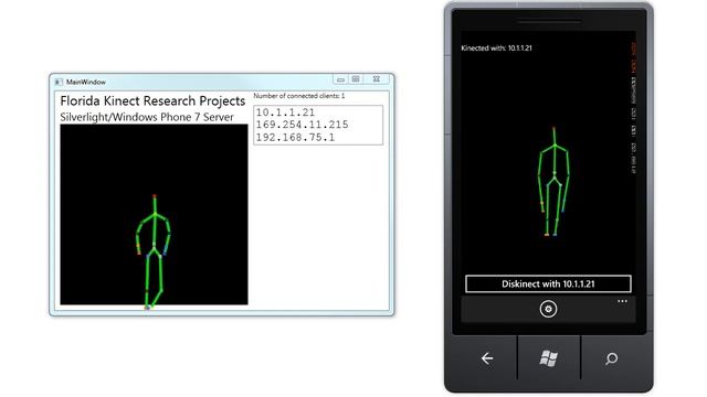 Kinect Running on Windows Phone смотреть онлайн