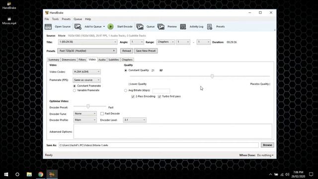 How To Compress Large Video Without Losing Quality | Handbrake Tutorial | Easy Steps | Urdu/Hindi смотреть онлайн