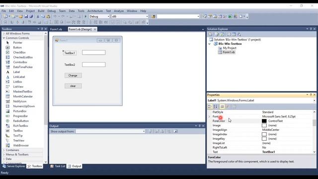Window Text Box in Window form Using VB.Net смотреть онлайн