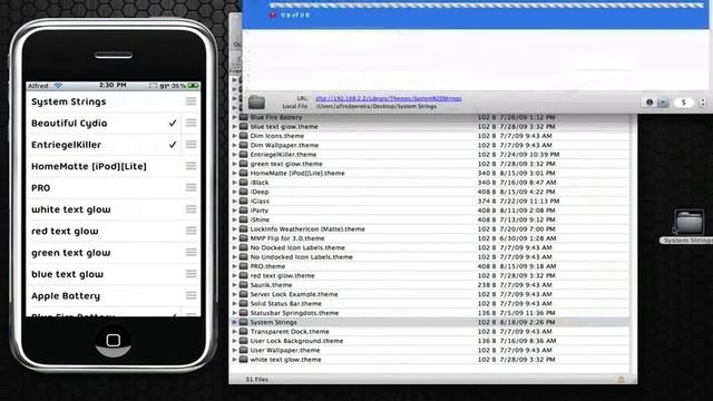 How to mod system strings on iPhone & iPod Touch 3.0 Using SSH смотреть онлайн
