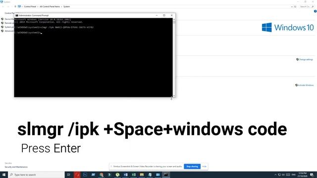 حصريا 2020 | تفعيل جميع نسخ ويندوز 10 في أقل من دقيقة смотреть онлайн