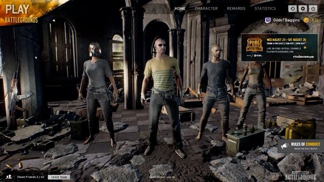 PUBG Ugly Shirt Day, popping a subs chicken dinner cherry смотреть онлайн