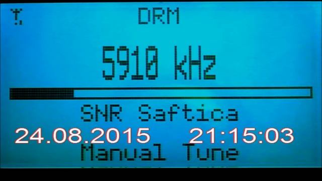 DRM 5910 kHz ShortWave Radio Romania Int смотреть онлайн