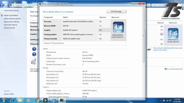 How to check windows7 system properties||How to check system information||Technical Srikanth. смотреть онлайн