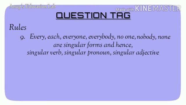 Question Tag смотреть онлайн