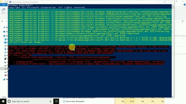Start menu not working in Windows 10 quick fix using single command смотреть онлайн