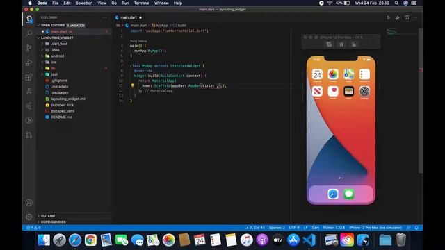 FLUTTER 06 Visible dan Invisible Widget (Tutorial Flutter Bahasa Indonesia) смотреть онлайн