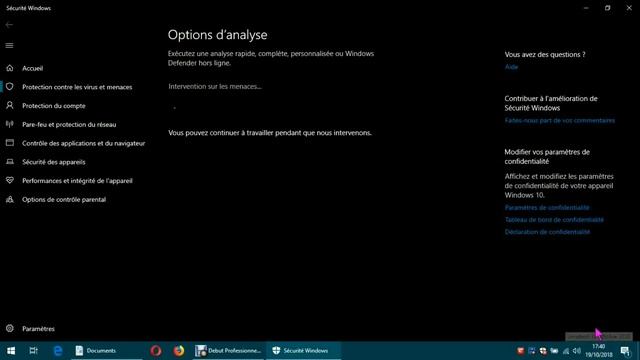 Test scan Windows defender (win 10) sur iso ( Echec ! / tuto FR смотреть онлайн