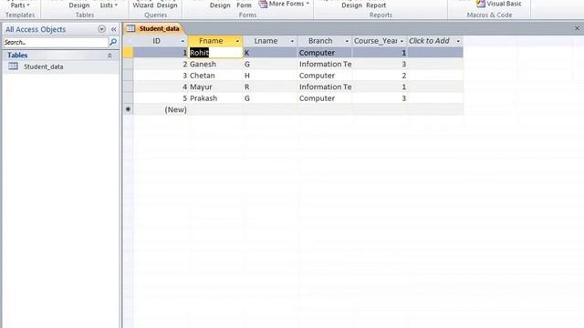 Creating Blank Database and Table Structure in MS Access 2007 смотреть онлайн
