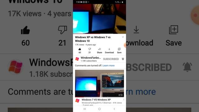 Windows XP vs Windows 7 vs Windows 10 смотреть онлайн