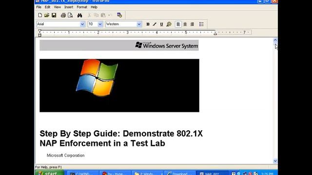 NAP 802.1X enforcement on windows 2008 - Part1 смотреть онлайн