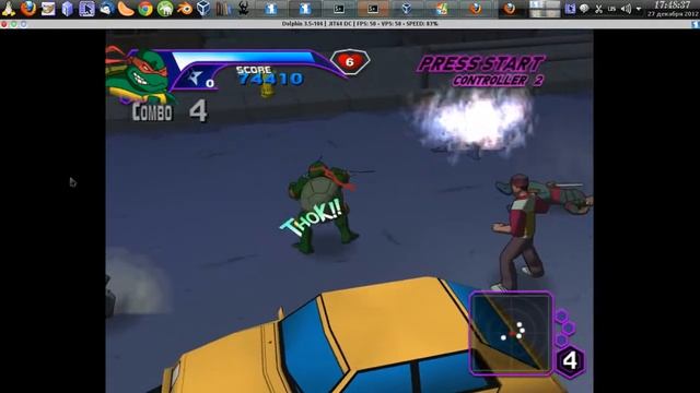 Teenage Mutant Ninja Turtles / Dolphin-emu 3.5 / Linux смотреть онлайн
