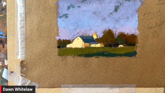 Free Art Lesson : How to Paint on Brown Paper with Dawn Whitelaw смотреть онлайн