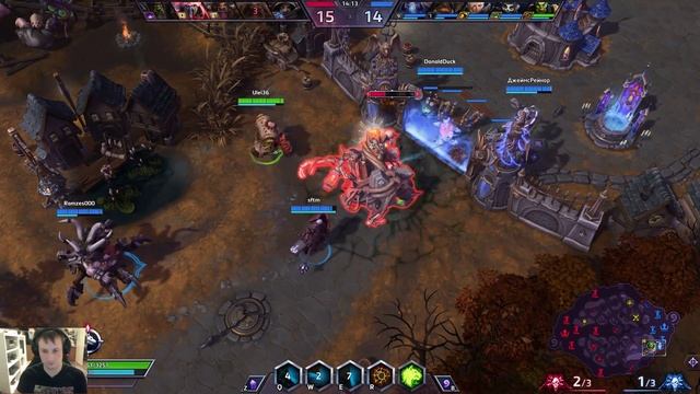 Heroes of the Storm попытка отыграть лигу и не разозлить людей!)№4 смотреть онлайн