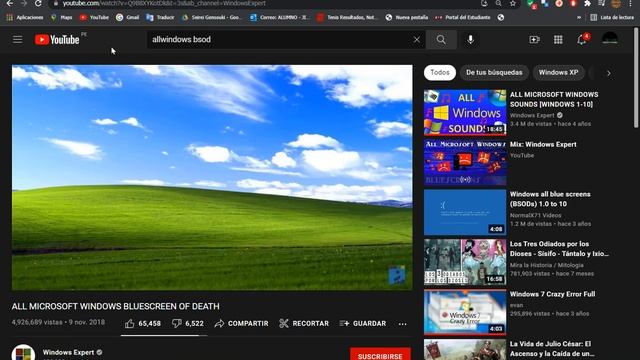 ALL MICROSOFT WINDOWS BLUE SCREEN OF DEATH 2 смотреть онлайн