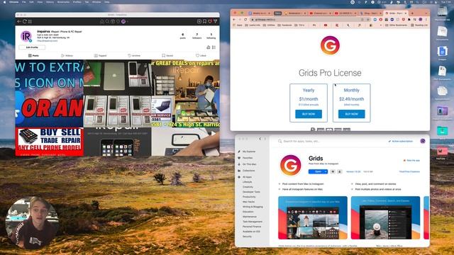 How to Post to Instagram from Mac (Grids) смотреть онлайн