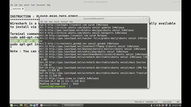 Install Wireshar 2.2.0 in Linux Mint (Ubuntu) via PPA смотреть онлайн