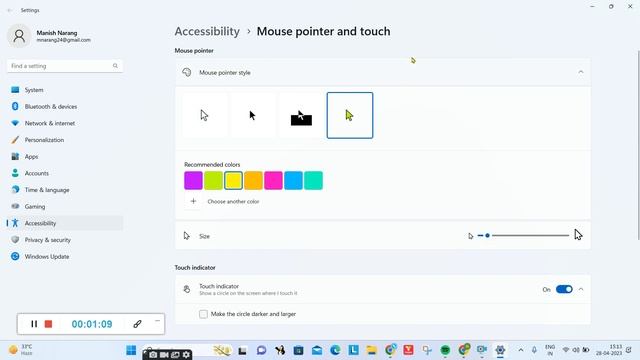 How to Change Mouse Cursor on Windows 11 | Change Cursor Windows 11 смотреть онлайн