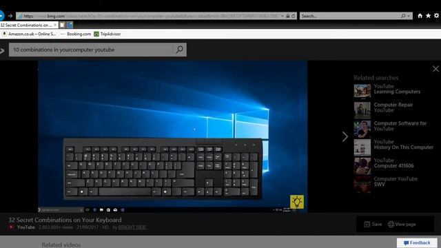 32 Secret Combinations on Your Keyboard Bing video Internet Explorer 27 10 2017 17 41 37 смотреть онлайн