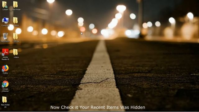 PC TIPS AND TRICKS | HIDE RECENT ITEMS USED IN PC смотреть онлайн