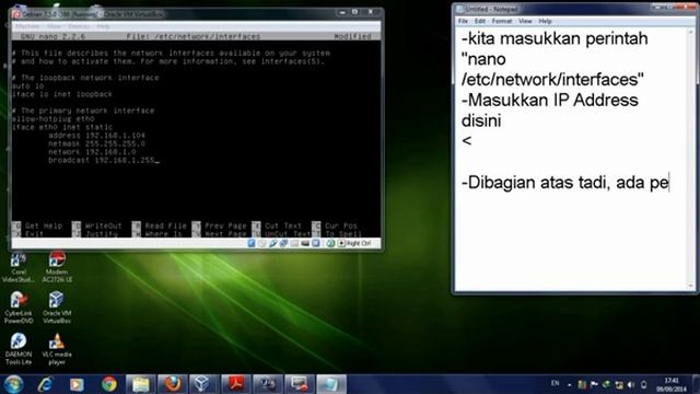Cara Setting Network (menambahkan IP address,netmask,gateway) pada Debian 7.5 смотреть онлайн