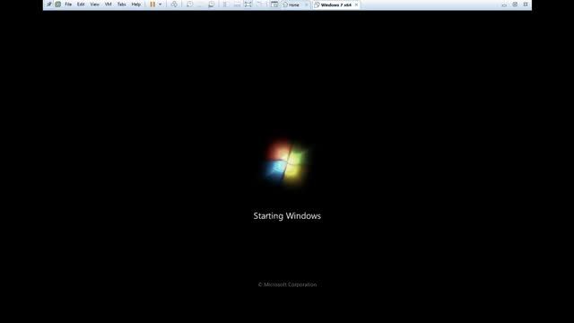 How to Install Window 7 Using VMware смотреть онлайн