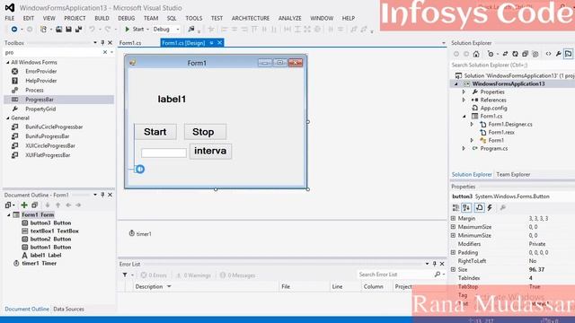 Lec 10 c# GUI Timer control and open dialog font dialog and color dialog in c# in hindi | urdu смотреть онлайн