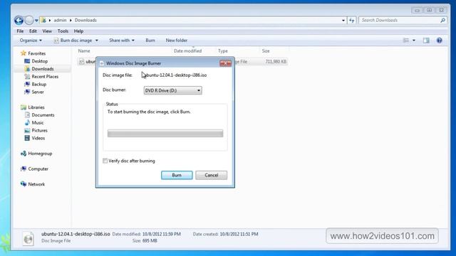 How to Burn iso File in Windows 7 Natively смотреть онлайн