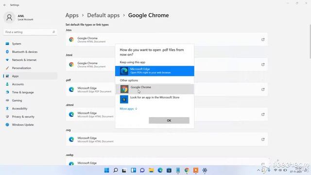 how to set google chrome as default browser windows 11 смотреть онлайн