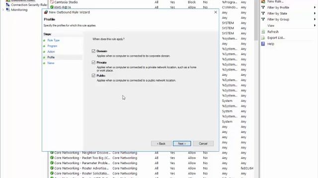 How to disable a program using Windows Firewall to communicate with Internet. смотреть онлайн