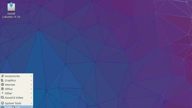 Lubuntu 15.10 Boot and Desktop смотреть онлайн