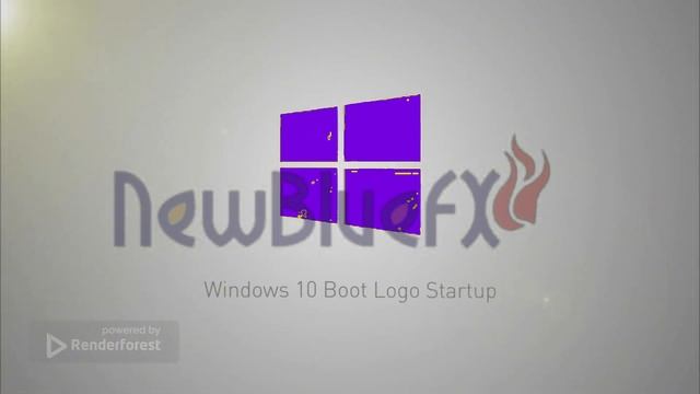 Windows 10 Boot Logo Startup in Purple Yellow смотреть онлайн