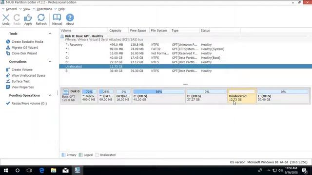 How to resize, shrink and extend partition on Windows10 смотреть онлайн