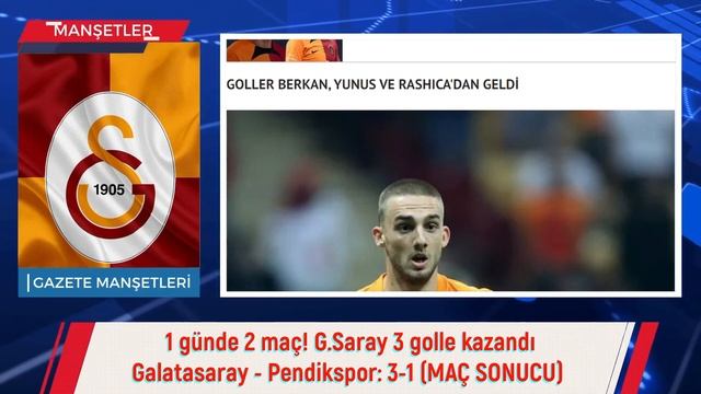 1 günde 2 maç! Galatasaray 3 - 1 Pendikspor / Galatasaray 2- 2 Gençlerbirliği (Maç Sonucu) смотреть онлайн