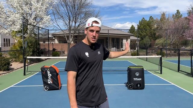 TITAN vs SLINGER - What pickleball ball machine is best? смотреть онлайн