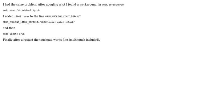 Elantech Touchpad not working on Ubuntu 16.04 and Arch Linux (3 Solutions!!) смотреть онлайн