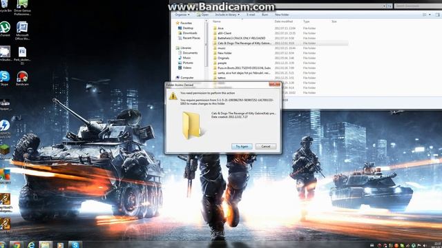 Windows 7 common problem with deleting files смотреть онлайн