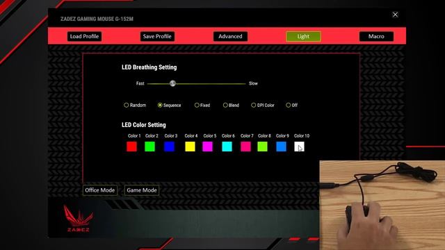 ZADEZ: Hướng dẫn điều chỉnh Hiệu ứng và màu đèn LED trên Driver Chuột Gaming G-152M смотреть онлайн