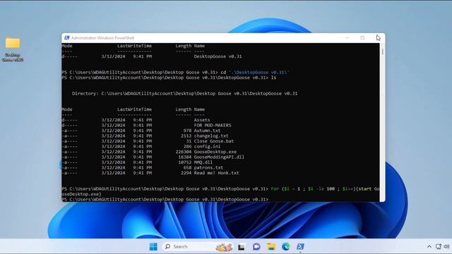 Запустил 100 гусей (Desktop Goose). смотреть онлайн
