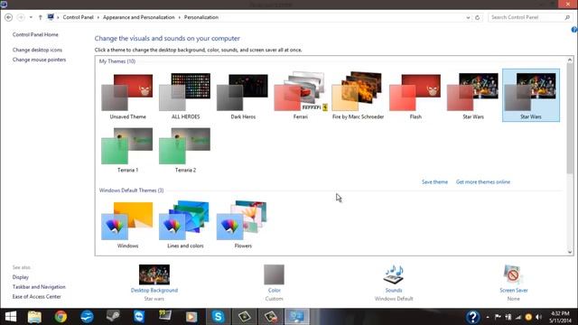 Windows 8.1 Theme and Personalizing Tutorial смотреть онлайн