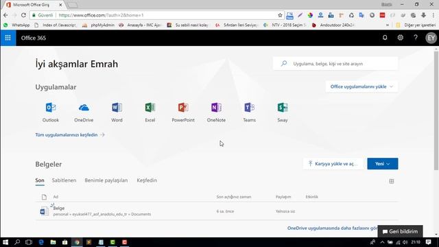 Office 365 Kurulumu - Word Dersleri 2018 смотреть онлайн
